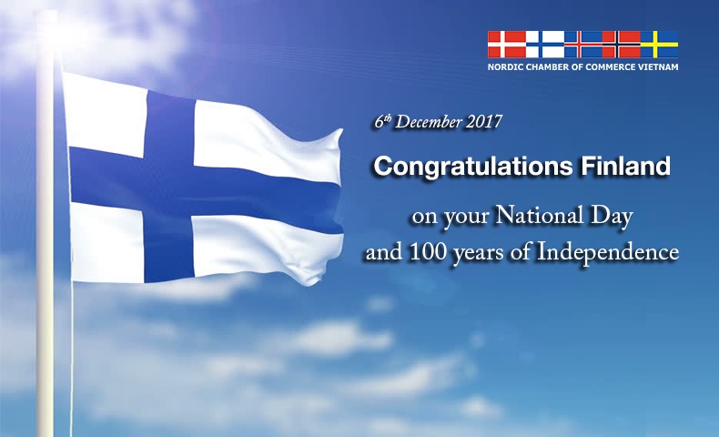CONGRATULATIONS FINLAND ON 6 DECEMBER 2017 – 100 YEARS OF INDEPENDENCE