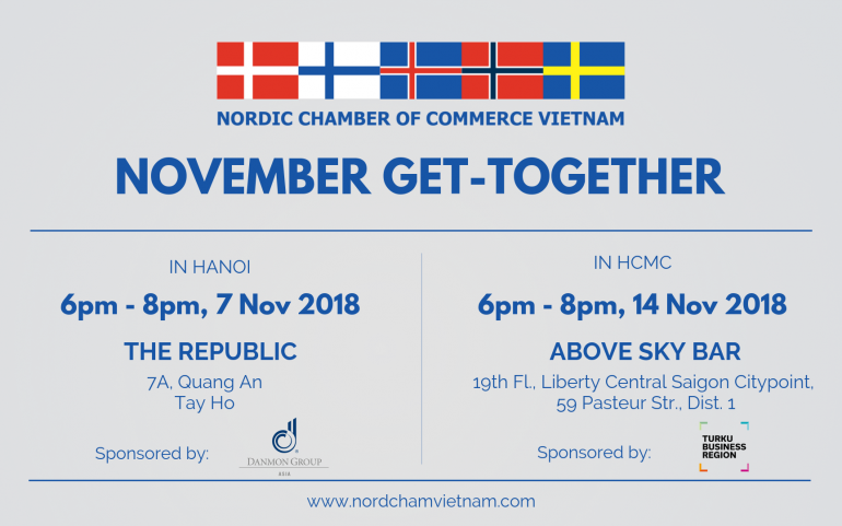 Get-together with Nordcham in Hanoi and HCMC