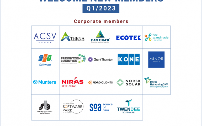 WELCOME NEW NORDCHAM MEMBERS IN Q1/2023