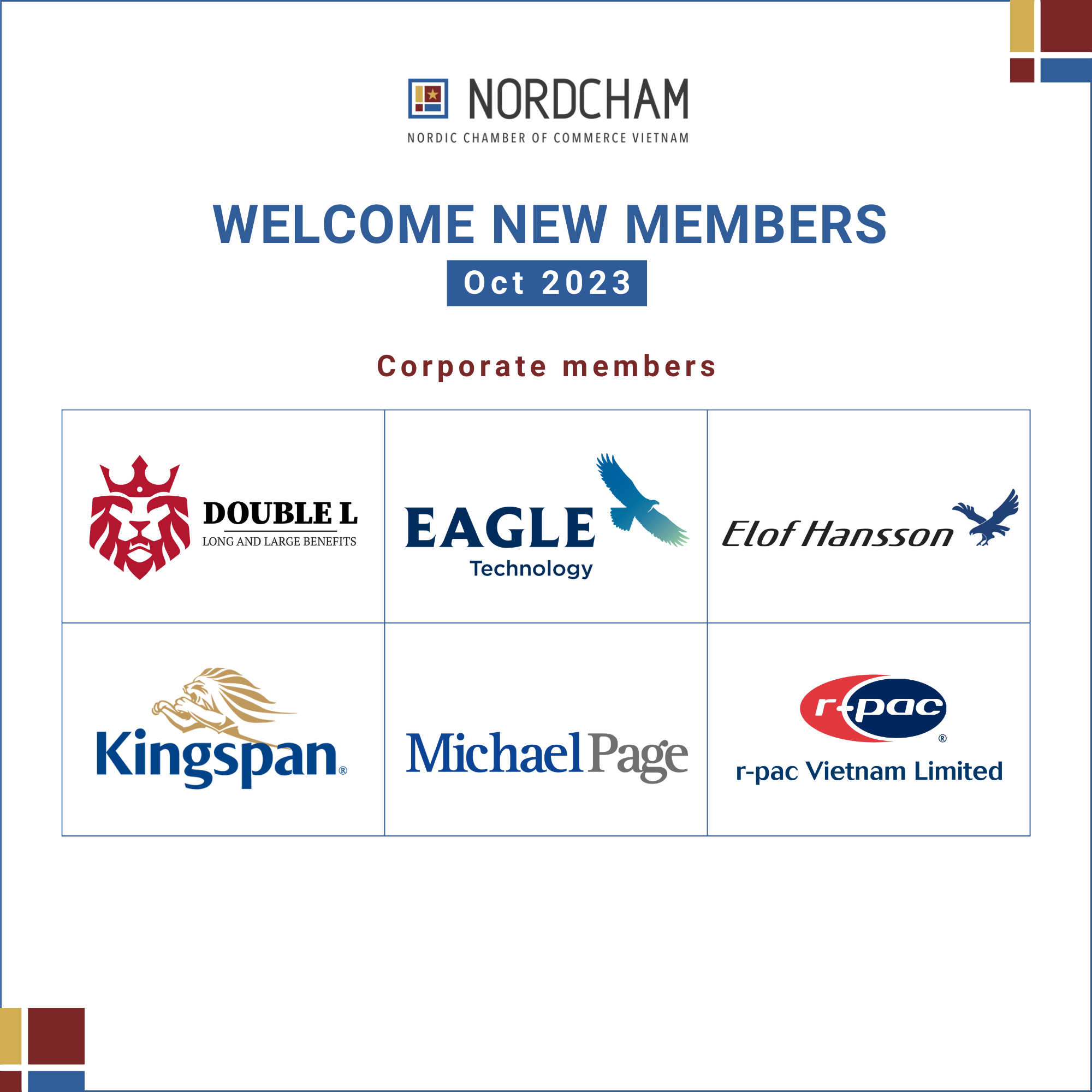 Welcome New Members| Oct 2023