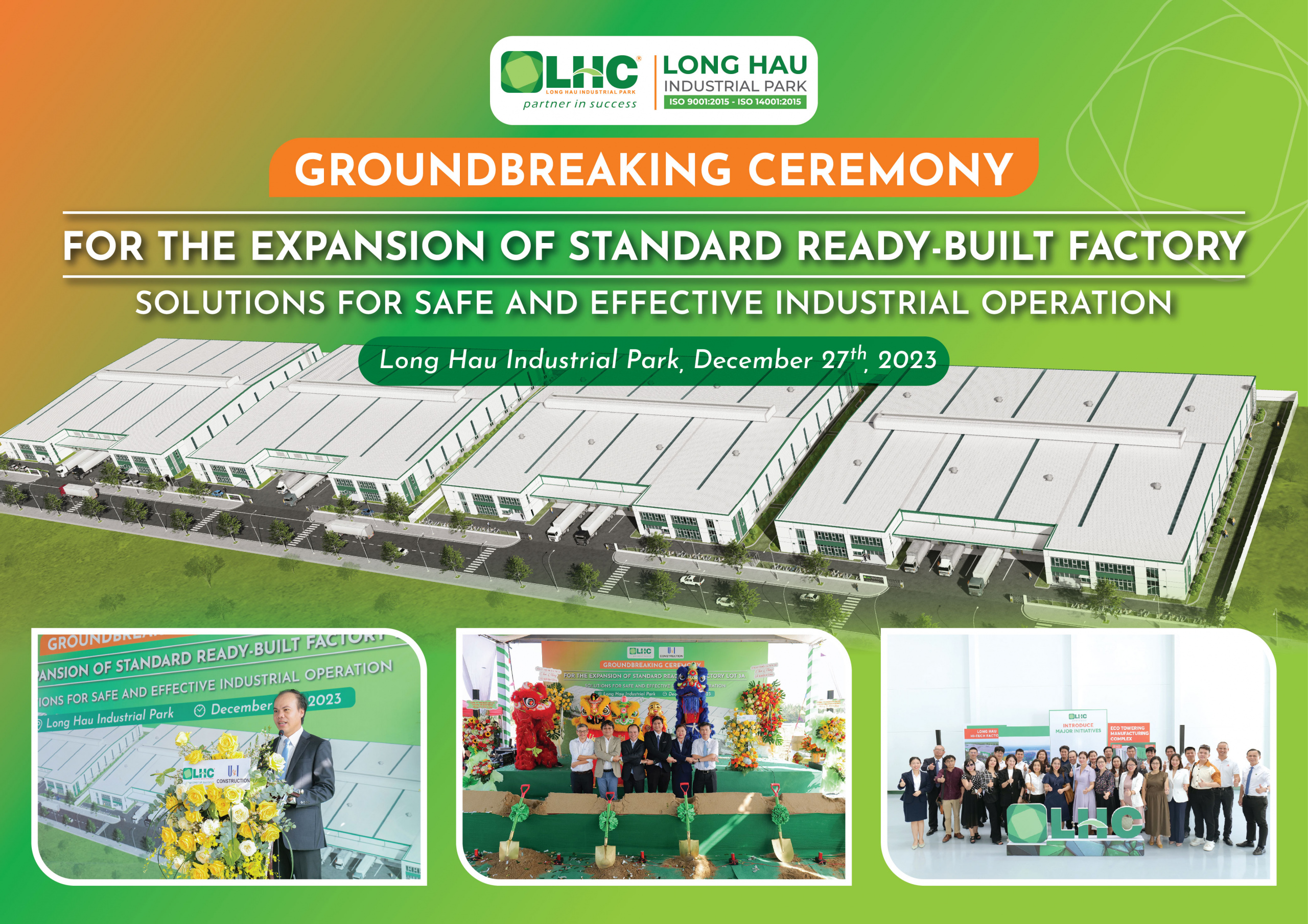 [Member’s news] Long Hau Industrial Park expands ready-built factory of 13,000 square meters
