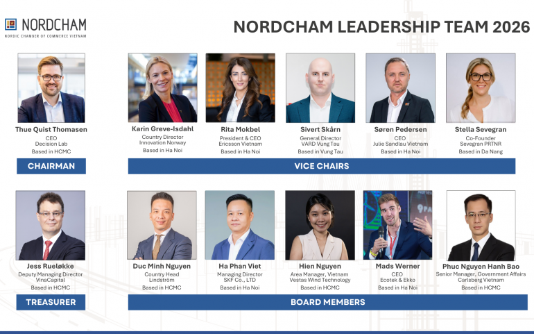 Welcome the 2026 Board of Directors of NordCham Vietnam
